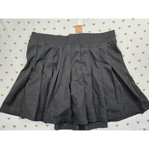 Victorias Secret PINK NEW Pleated Skorts active Small Black Shorts Skirt